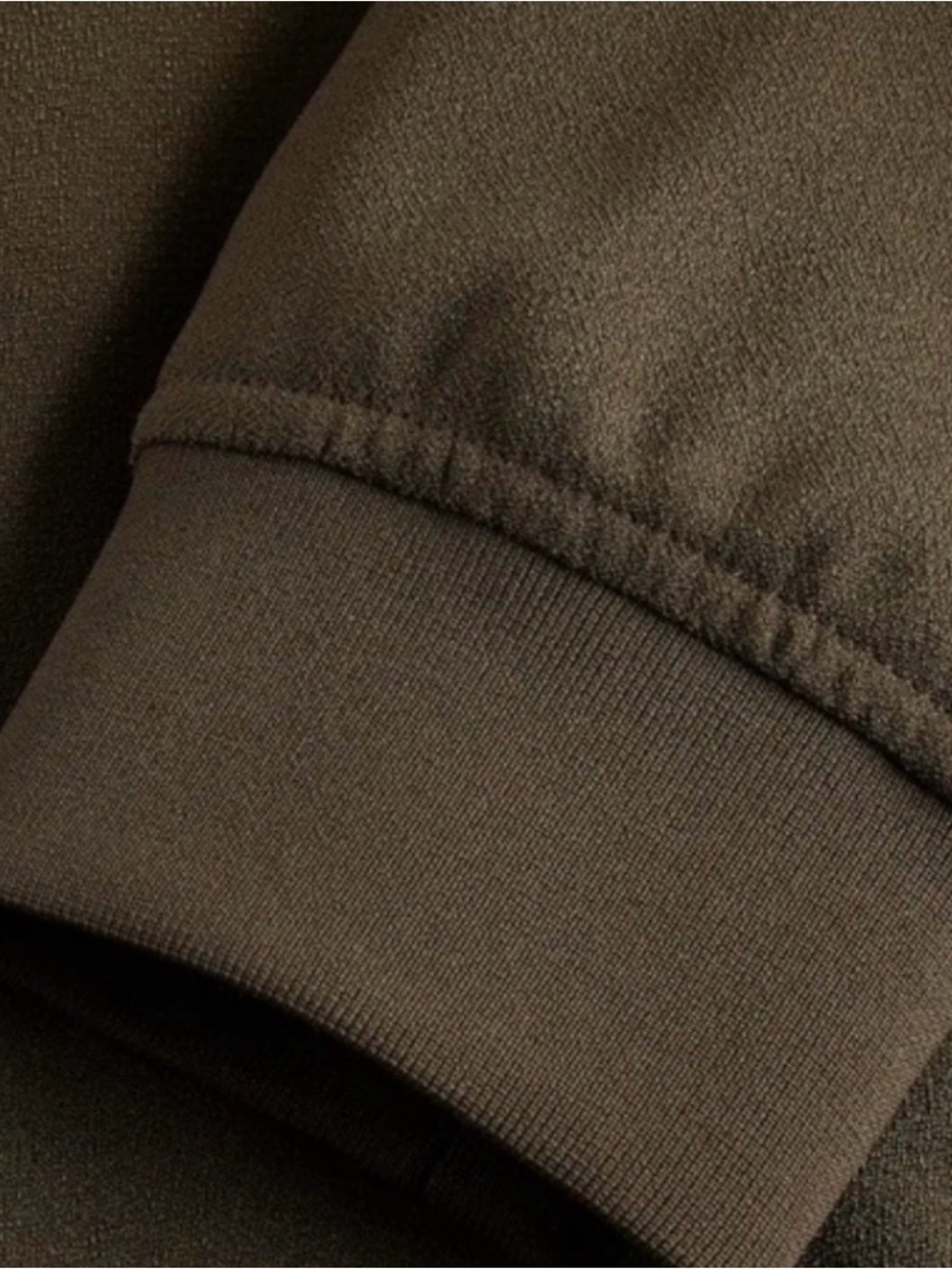 Express Cropped Bomber Jacket in Olive (S) - Picture 5 of 8